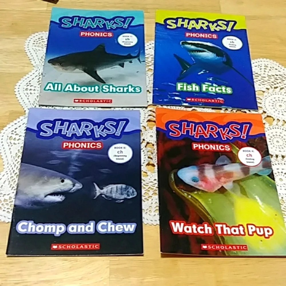 Sharks Phonics Readers, scholastic early readers